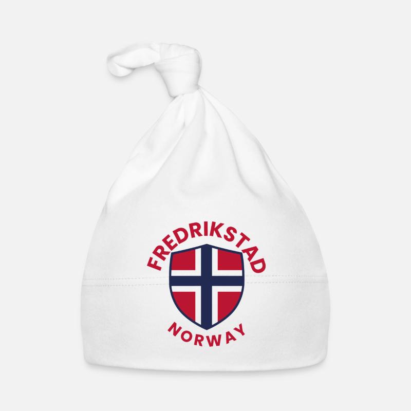 Fredrikstad Norwegian Shield Organic Baby Cap