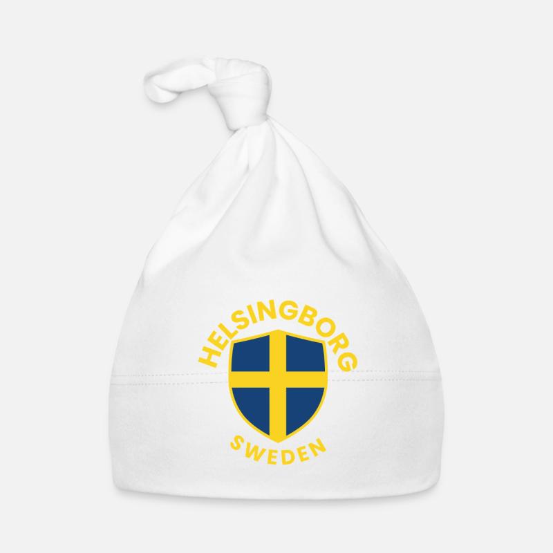 Helsingborg Shield Sweden Organic Baby Cap