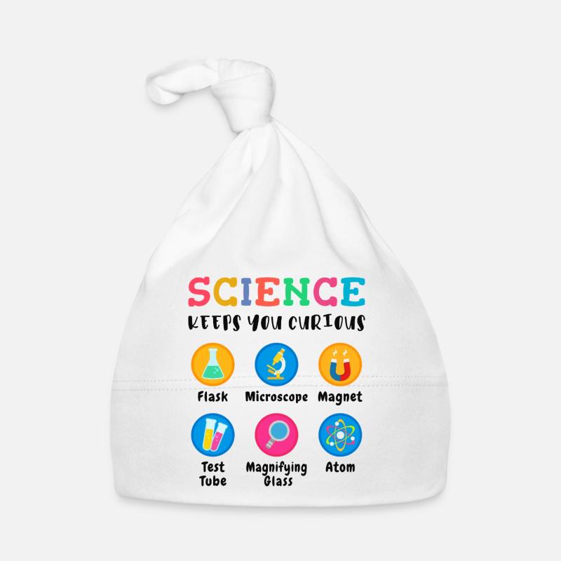 Science arouses curiosity Organic Baby Cap