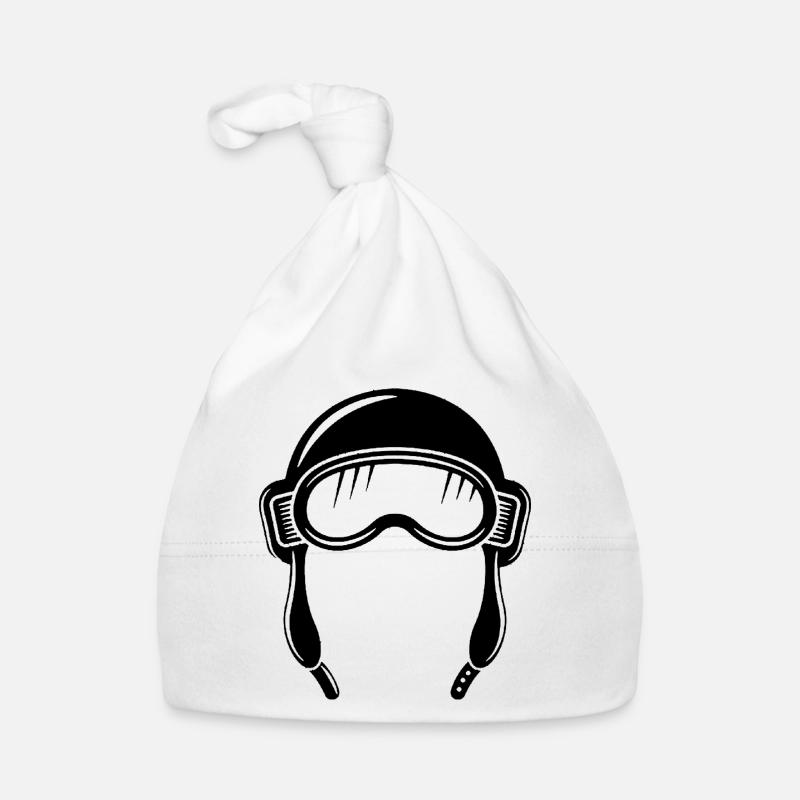 Fliegerhaube Baby Bio-Mütze