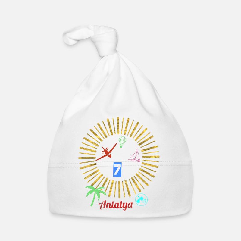 Antalya Beach Magic Circle Organic Baby Cap