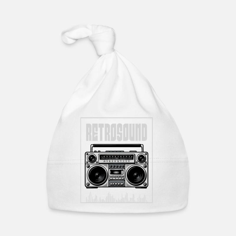 Boombox sonore rétro Bonnet bio Bébé