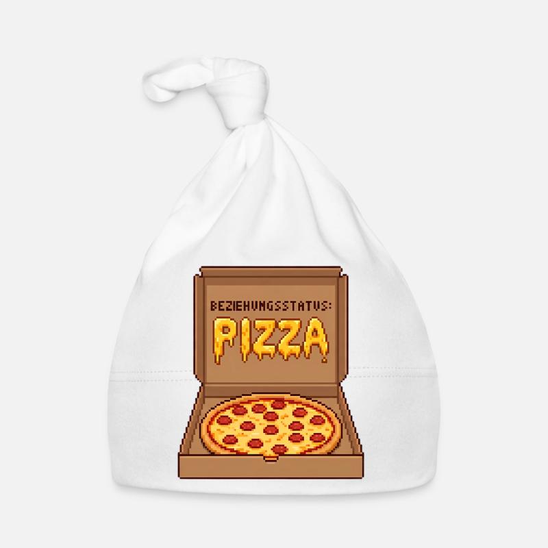 Statut relationnel Pizza célibataire Saint-Valentin Bonnet bio Bébé