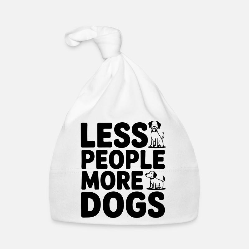Moins de gens - plus de chiens Bonnet bio Bébé