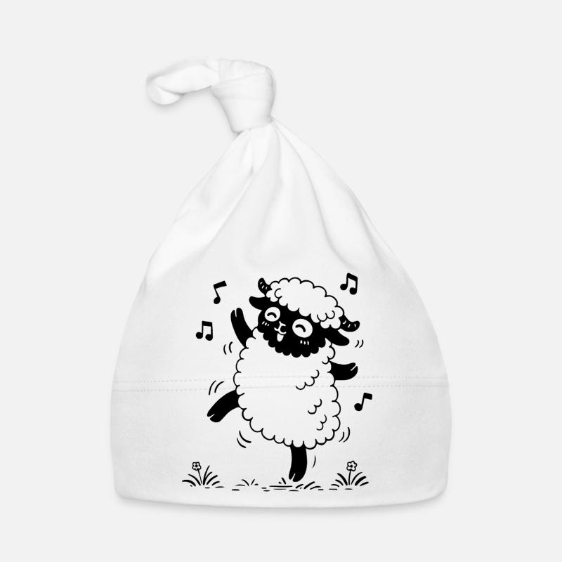 Dancing Sheep Organic Baby Cap