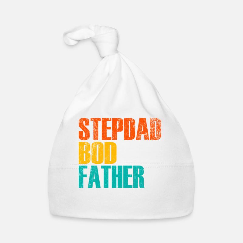 Stepdad Bod Father Figure Gradient Organic Baby Cap