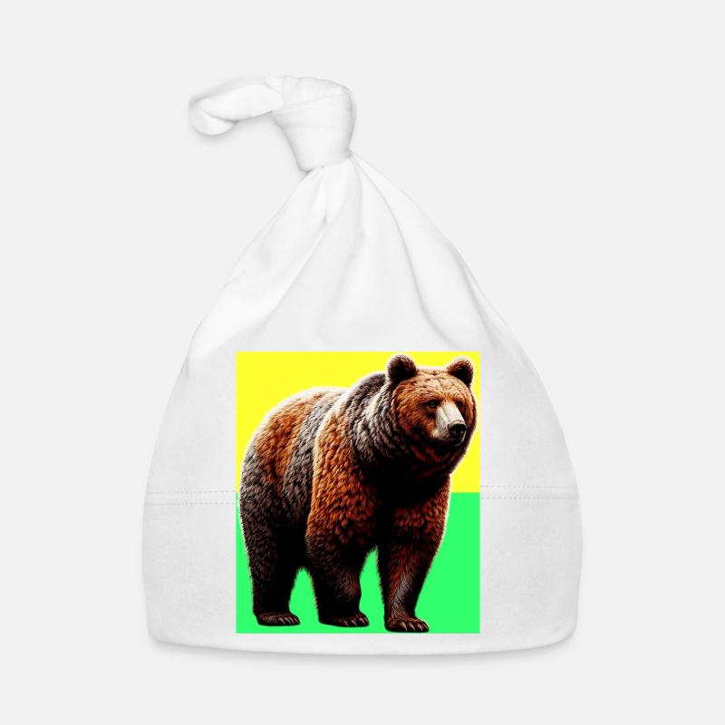 bear Organic Baby Cap