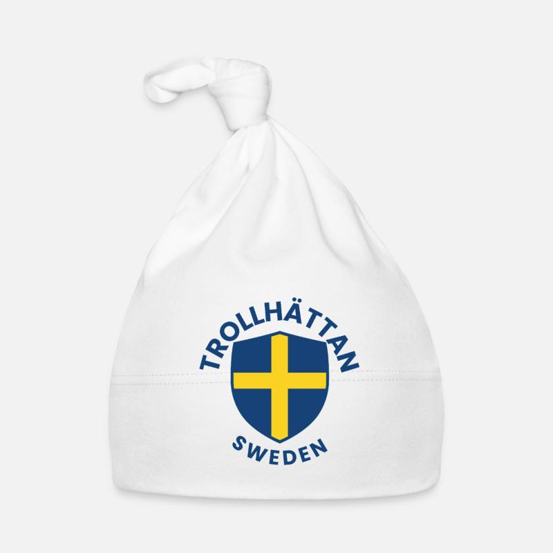 Trollhättan Shield Sweden Organic Baby Cap
