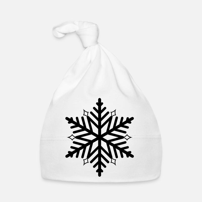 flake Schneeflocke Schnee Flocke Baby Bio-Mütze