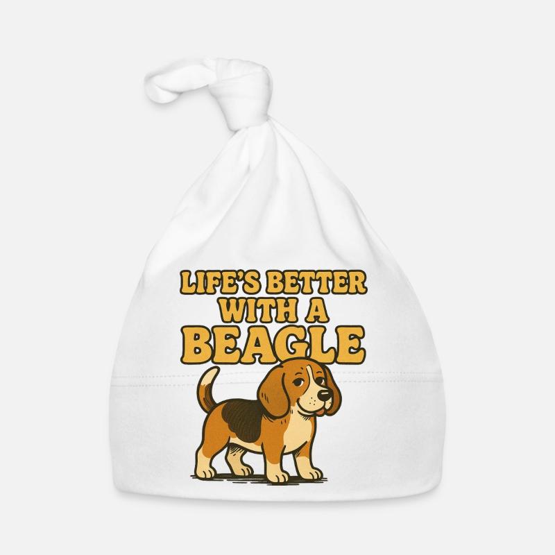 Beagle Life Better With A Beagle Organic Baby Cap