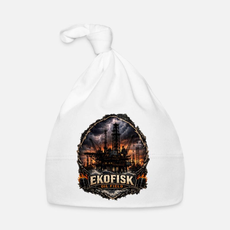 Ecofisk-Ölfeld-Sturm-Design Baby Bio-Mütze