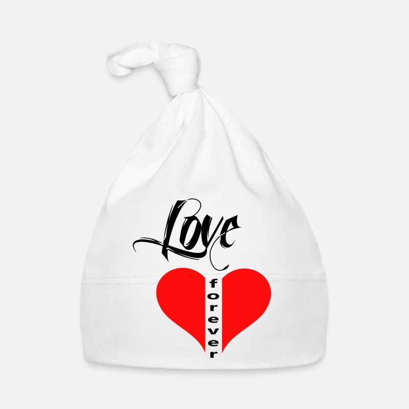Love Herz  Baby Bio-Mütze