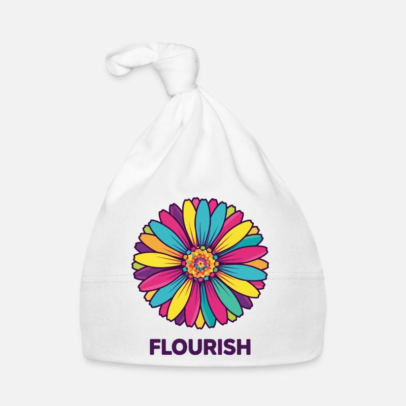 Fleurs Fleur Colorflower Bonnet bio Bébé