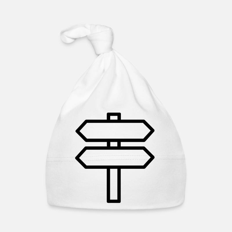 Direction sign Organic Baby Cap