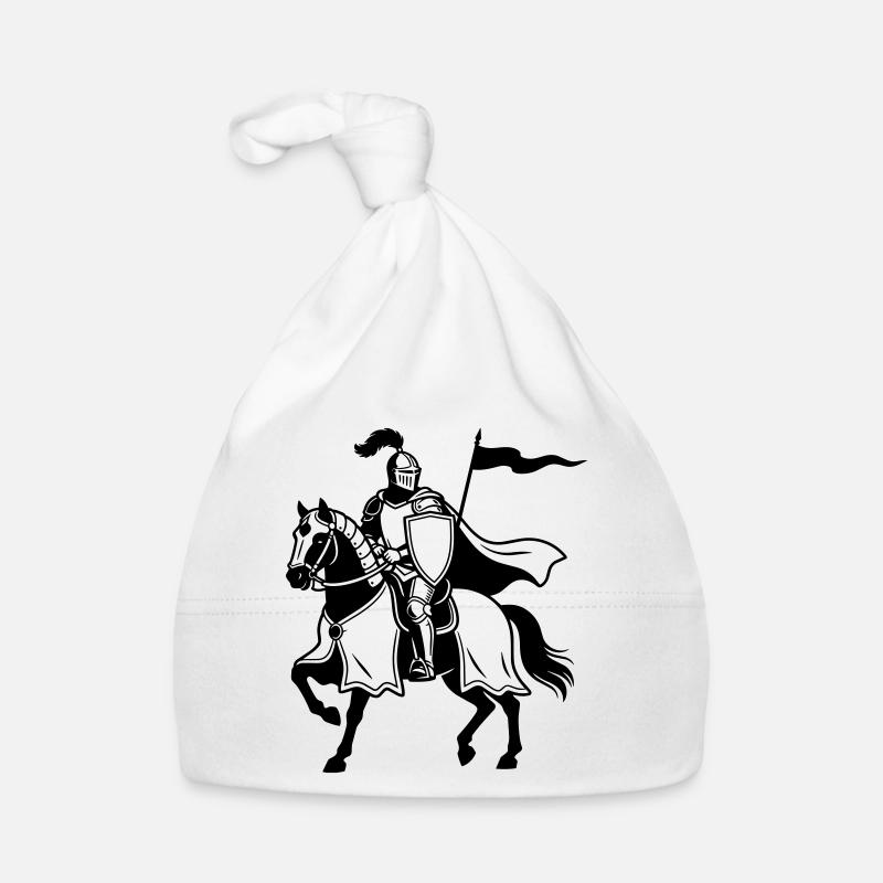 Ritter auf dem Pferd Baby Bio-Mütze