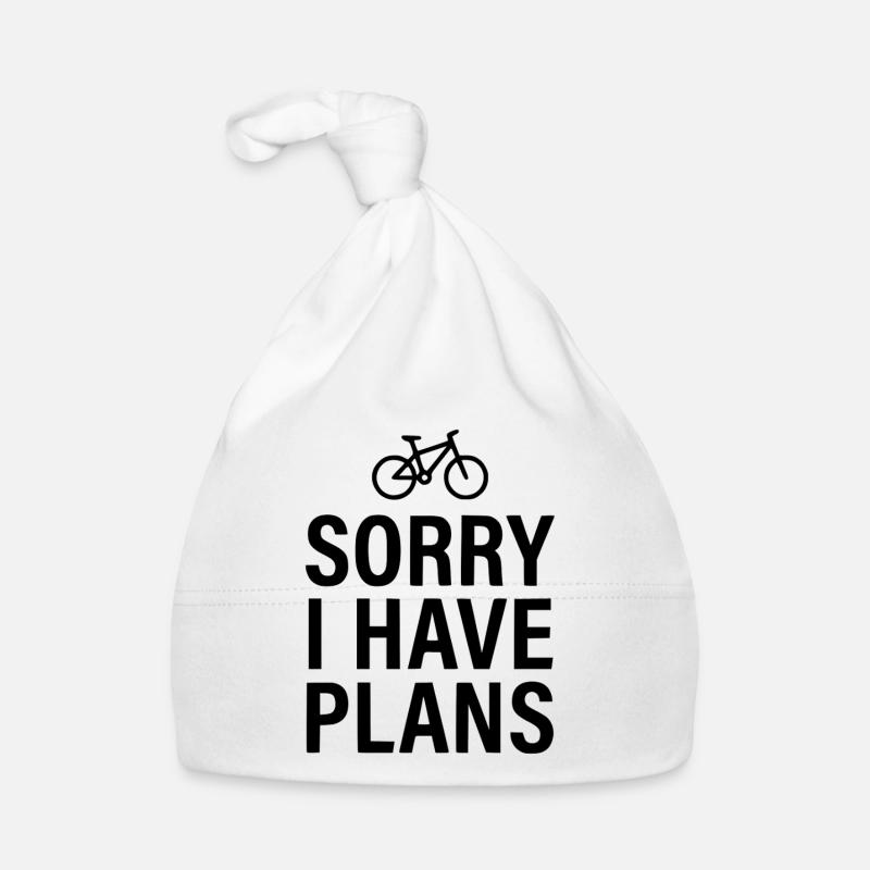 Fahrrad Sorry I Have Plans MTB Witzig Baby Bio-Mütze