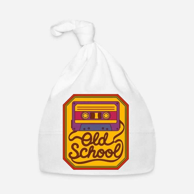 Old School Kassetten-Retro-Patch Baby Bio-Mütze