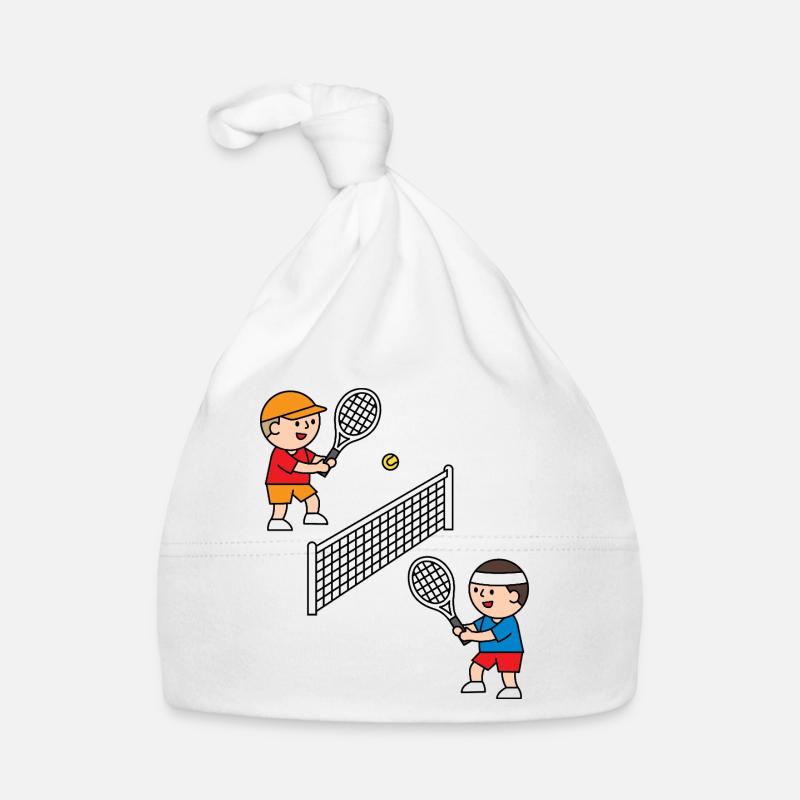 Playing tennis is fun! Organic Baby Cap