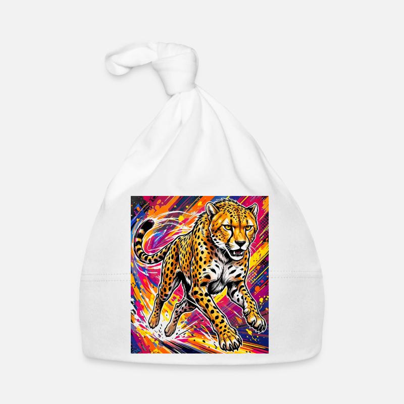 cheetah Organic Baby Cap