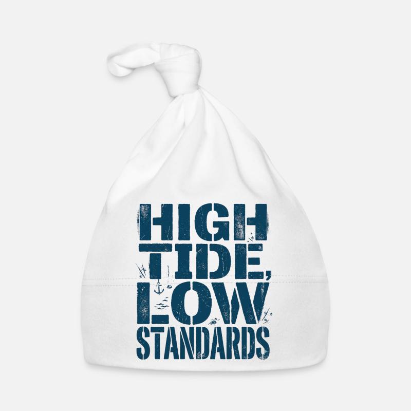 High Tide Low Standards Organic Baby Cap