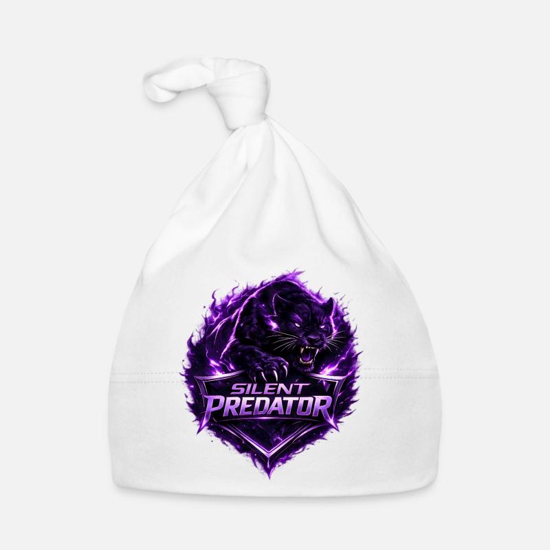 Silent Predator Panther Emblem Baby Bio-Mütze