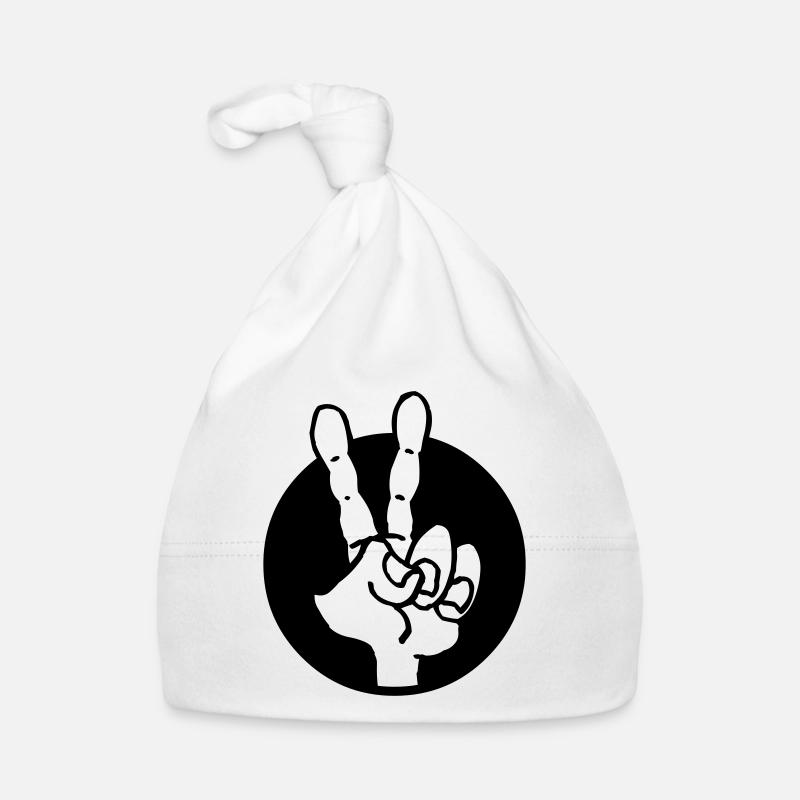 Hand frieden Baby Bio-Mütze