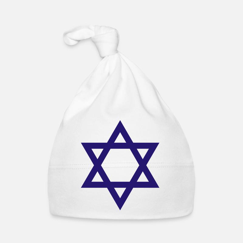 Davidstern Baby Bio-Mütze