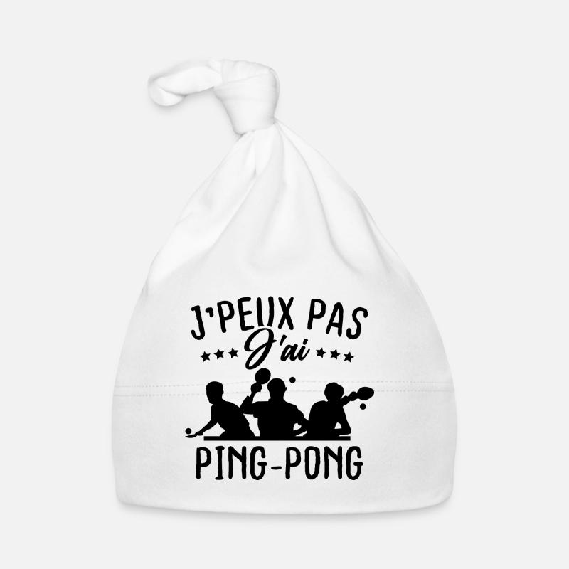 J'peux pas j'ai Ping-pong Bonnet bio Bébé