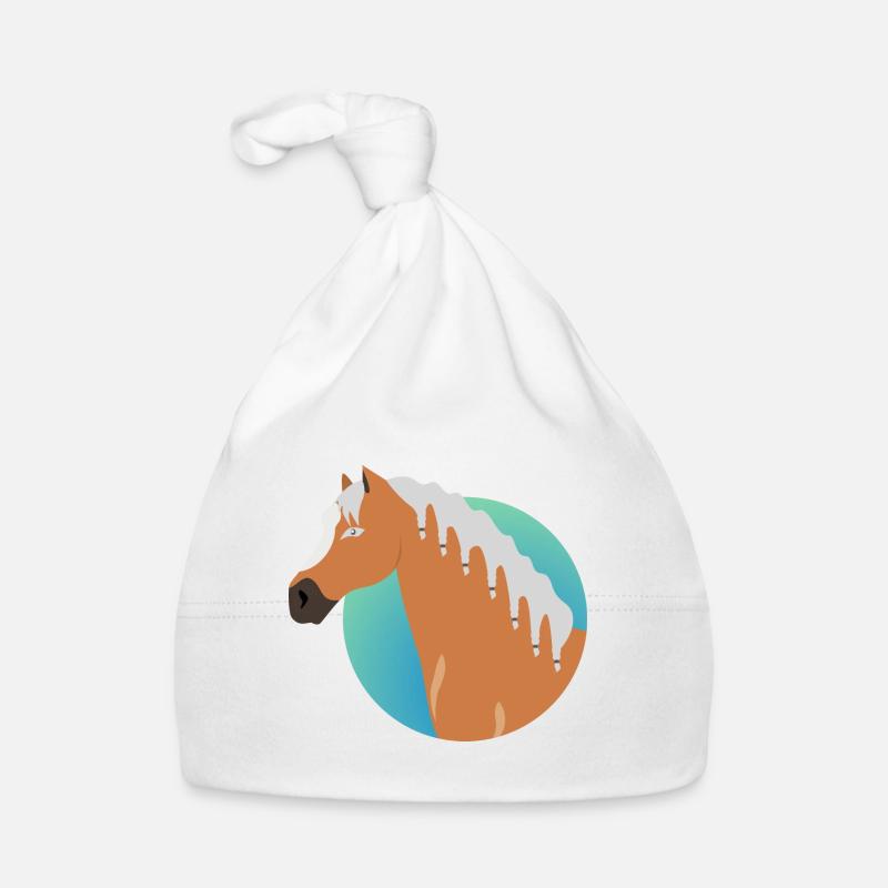 Pferde Baby Bio-Mütze