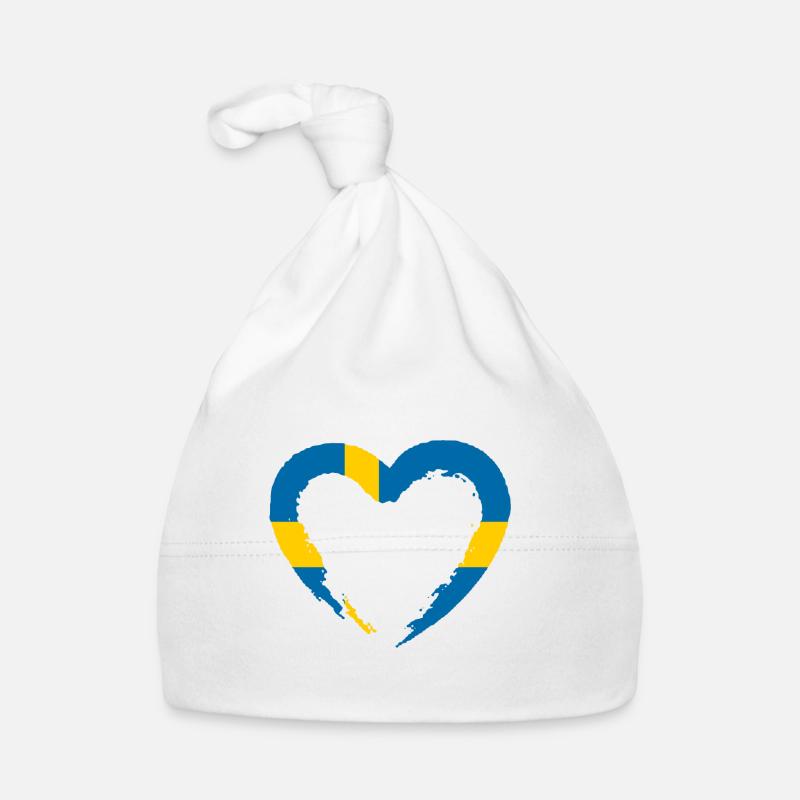 Suède - Bonnet bio Bébé - blanc