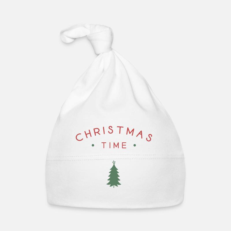 Weihnachtszeit Baby Bio-Mütze