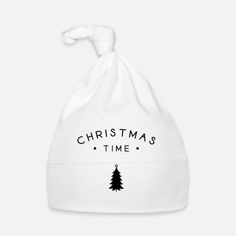 Période de Noël Bonnet bio Bébé