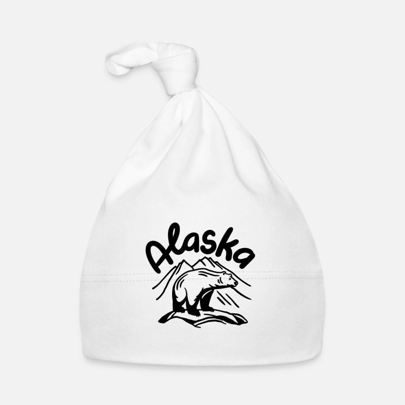 Liebhaber von Alaska-Bären-Abenteuern Baby Bio-Mütze