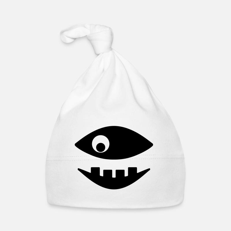 Fish shows teeth Organic Baby Cap