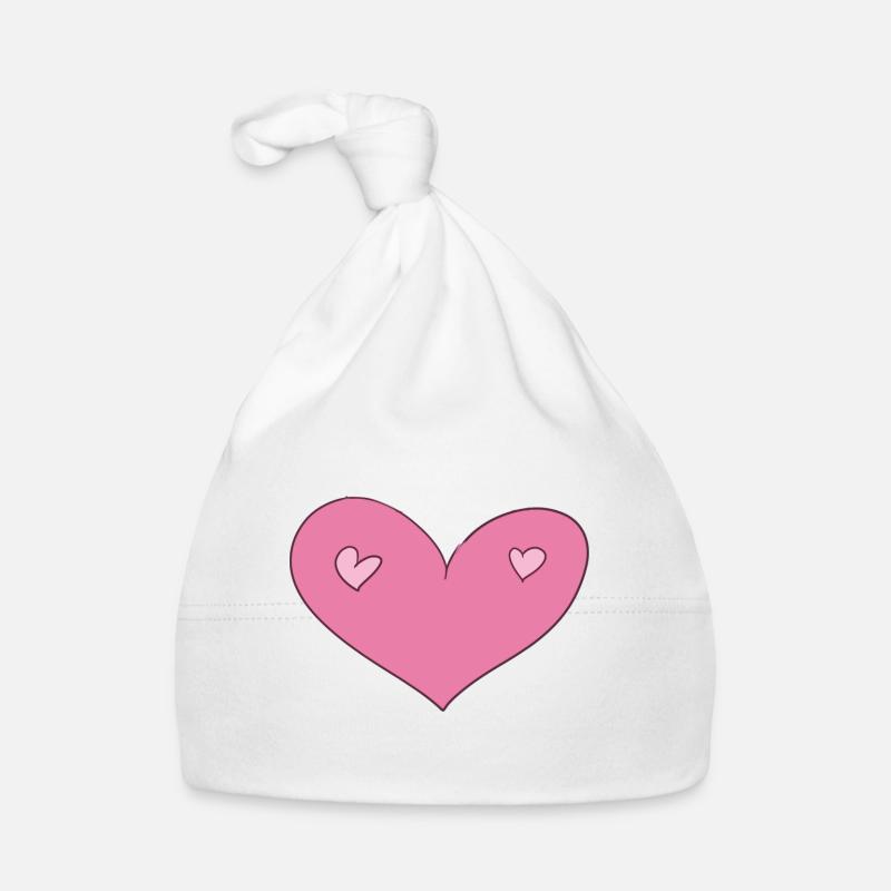 herzen herz Baby Bio-Mütze