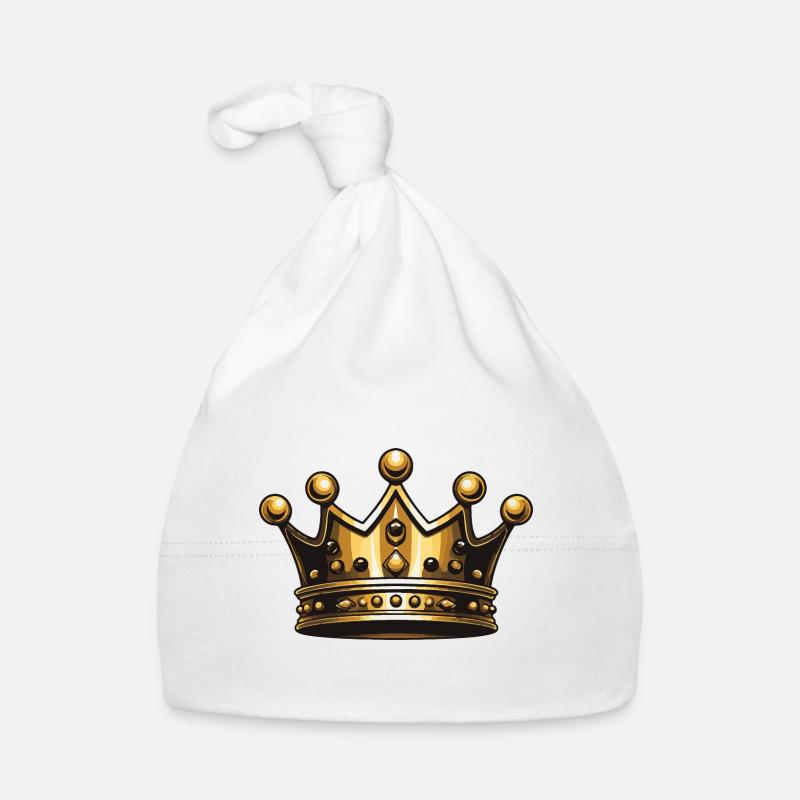 Symbole de la couronne Bonnet bio Bébé