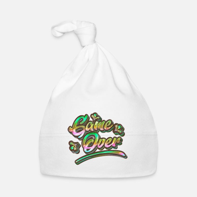 Game Over Graffiti Cappellino ecologico per neonato