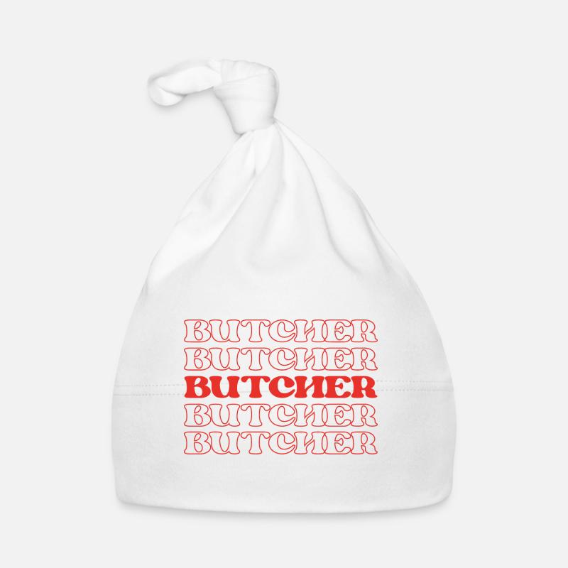 Butcher Meat Cutter Meatman Meat Processor Organic Baby Cap