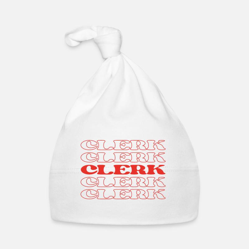 Clerk Office Worker Record Keeper Filing Clerk Organic Baby Cap