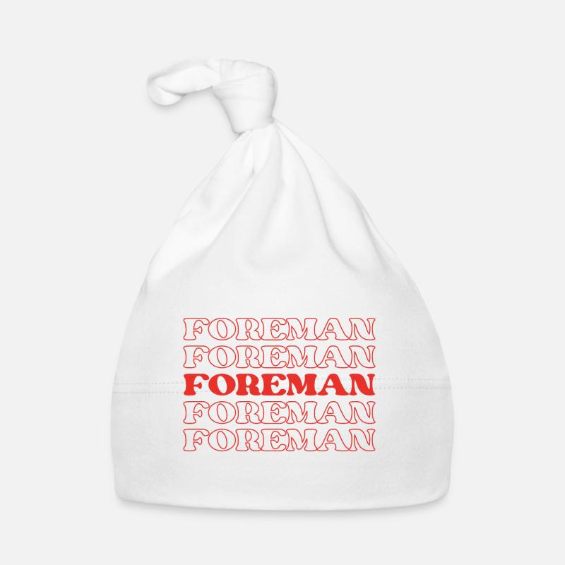 Vorarbeiter, Vorgesetzter, Manager, Leiter, Chef Baby Bio-Mütze