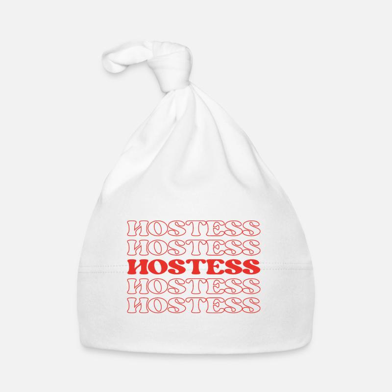 Hôtesse Présentatrice Présentatrice Présentatrice Bonnet bio Bébé