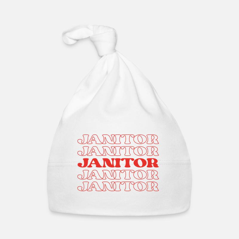 Janitor Custodian Cleaner Maintenance Worker Organic Baby Cap