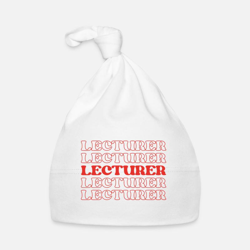 Lecturer Teacher Instructor Speaker Educator Organic Baby Cap