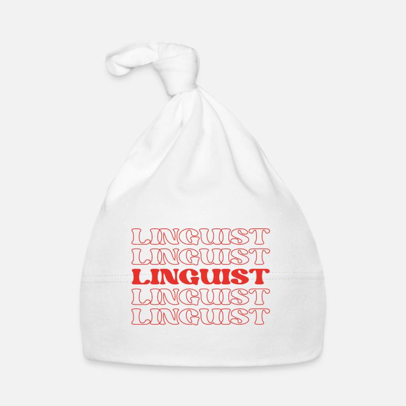 Linguist Language Expert Language Specialist Organic Baby Cap