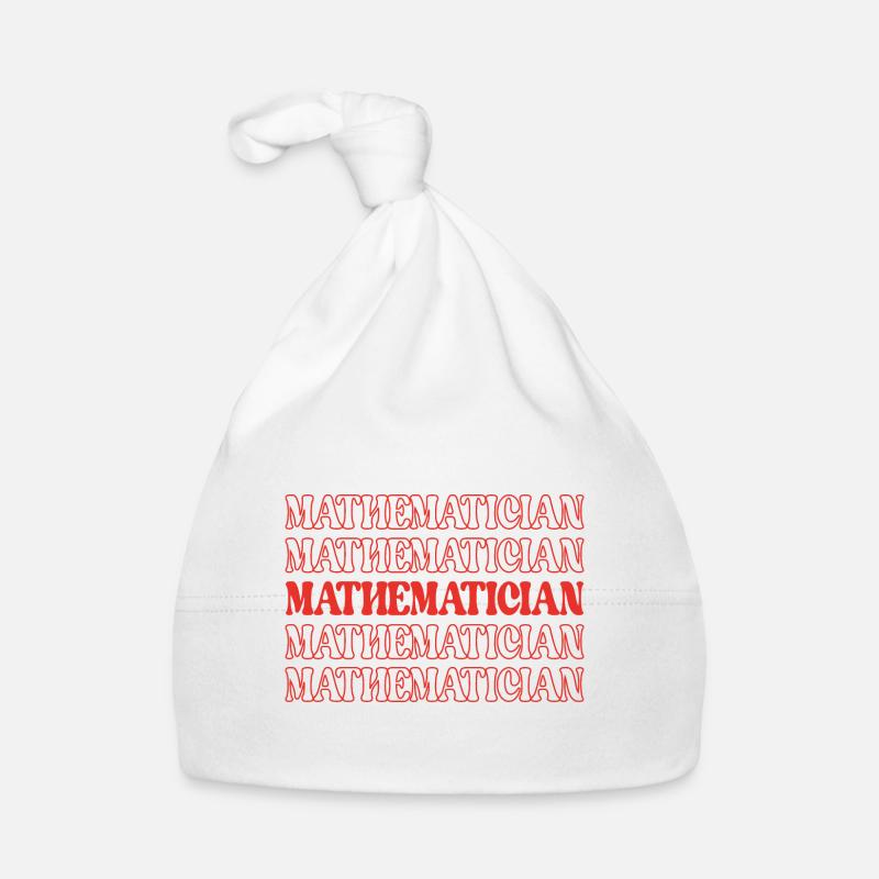 Mathématicien Mathiculteur Expert en maths Math Génie des maths Bonnet bio Bébé