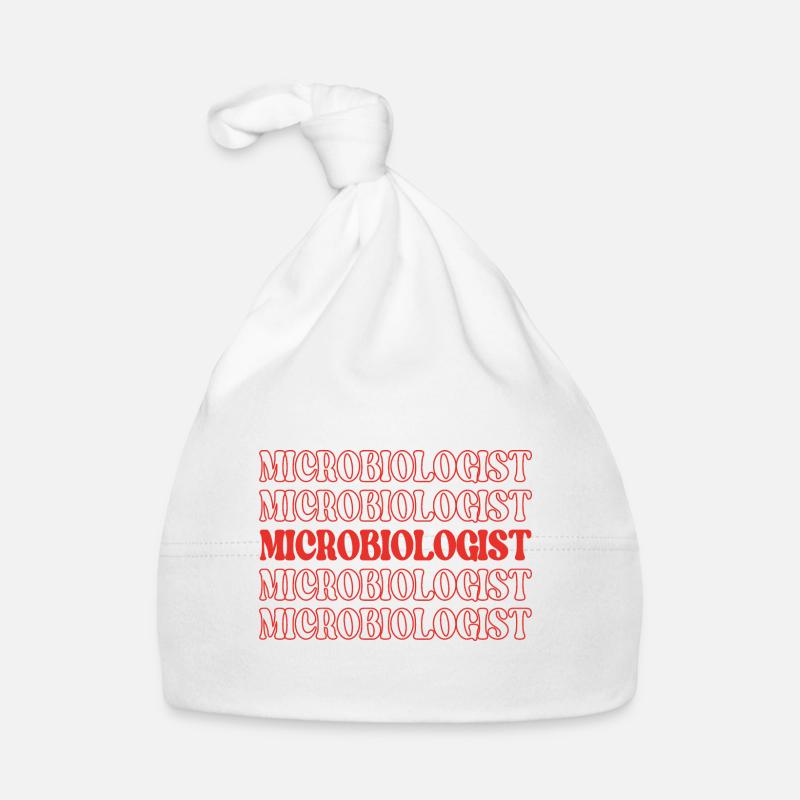 Microbiologist Microbe Expert Microscopic Life Organic Baby Cap