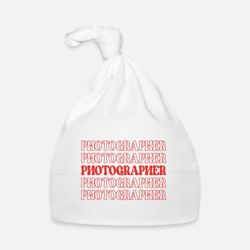 Photographer Camera Operator Photo Artist Image Organic Baby Cap