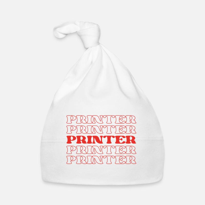 Printer Press Operator Typesetter Print Worker Organic Baby Cap