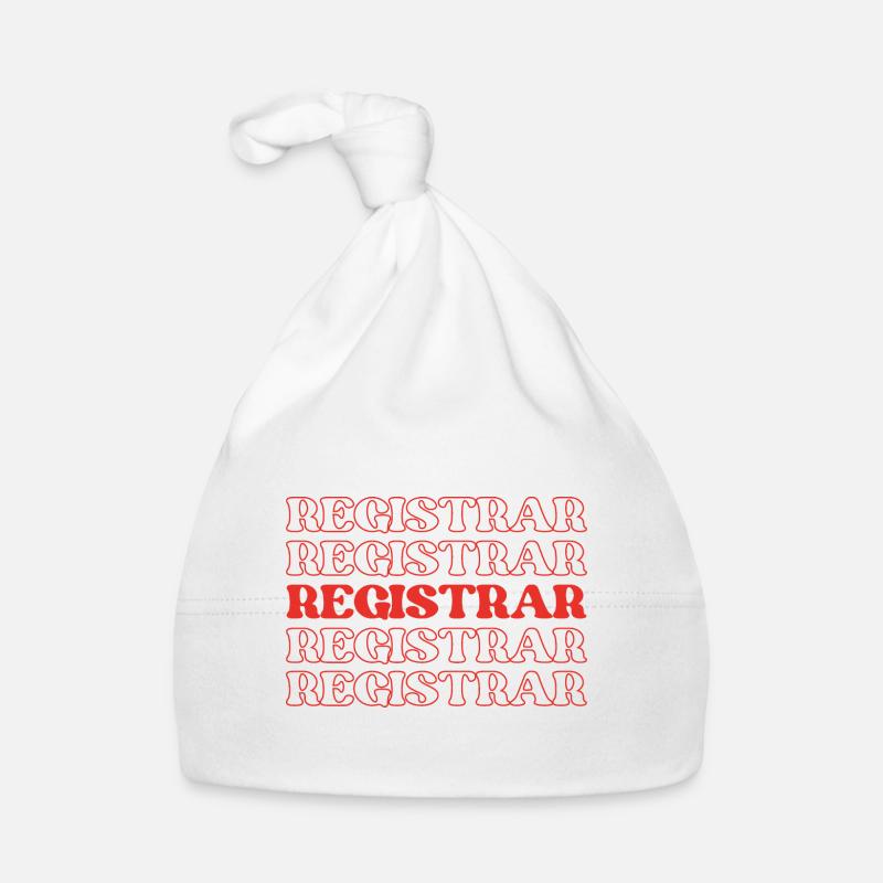Registrar Record Keeper Administrator Official Organic Baby Cap