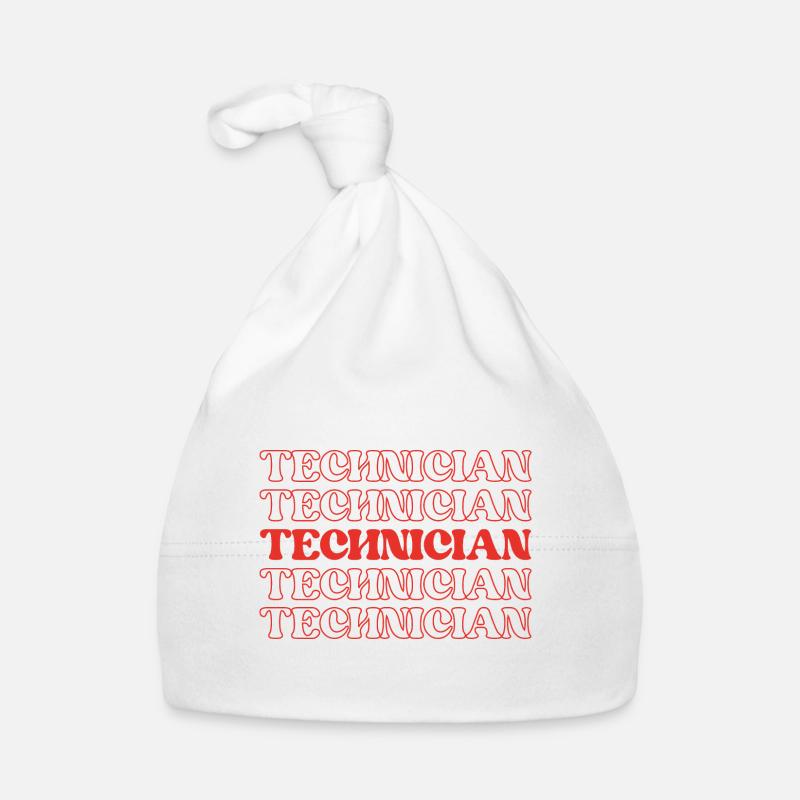 Technician Specialist Expert Skilled Worker Organic Baby Cap